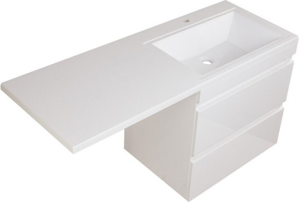 Тумба с умывальником Symbolite Даллас 130 Люкс Plus + Даллас 130x48.2