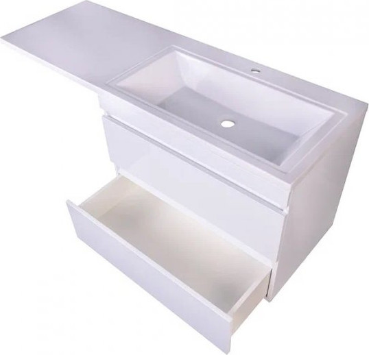 Тумба с умывальником Symbolite Даллас 140 Люкс Plus + Даллас 140x48.2