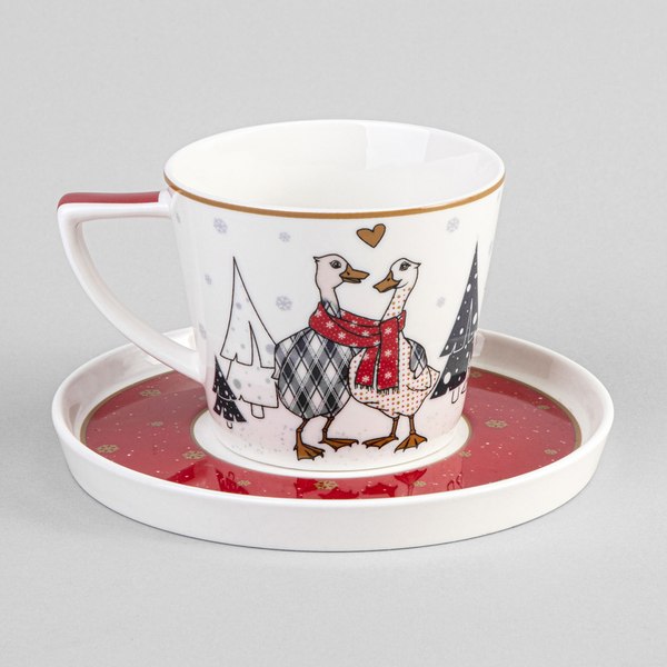 Чашка с блюдцем Lefard Family Christmas 425-161