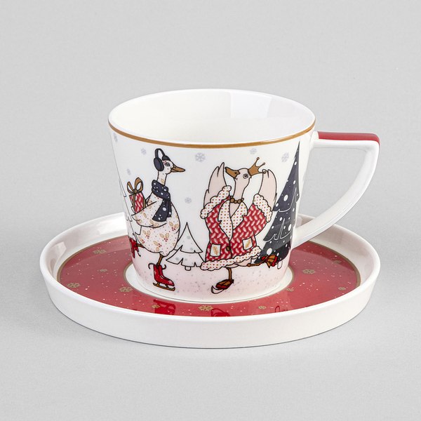 Чашка с блюдцем Lefard Family Christmas 425-161