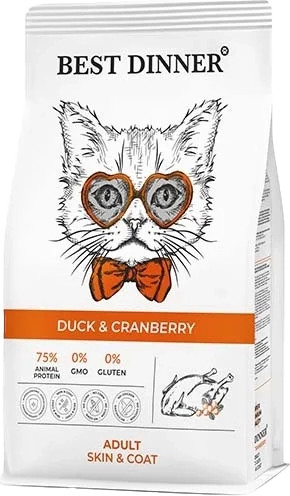 Сухой корм для кошек Best Dinner Adult Cat Duck & Cranberry - фото