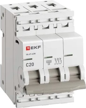 Выключатель автоматический EKF PROxima ВА 47-63N / M634320C