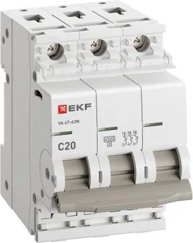 Выключатель автоматический EKF PROxima ВА 47-63N / M634320C