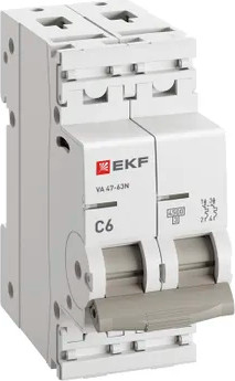 Выключатель автоматический EKF PROxima ВА 47-63N / M634206C