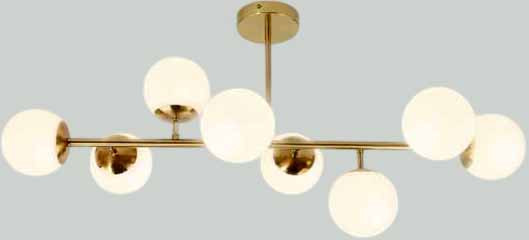 Люстра INhome Aurora Luna-8G9-LT 8xG9 / 4690612062778 - фото