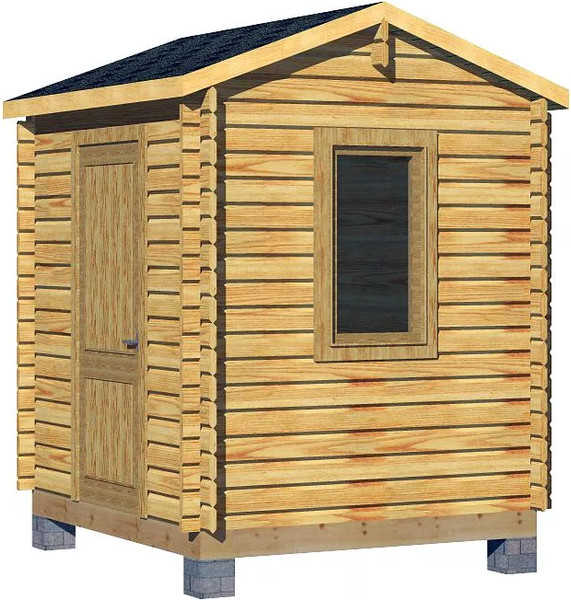 Хозблок деревянный Вирабуд 2.5x2.3 - фото