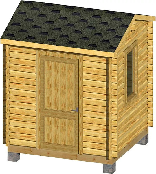 Хозблок деревянный Вирабуд 2.5x2.3