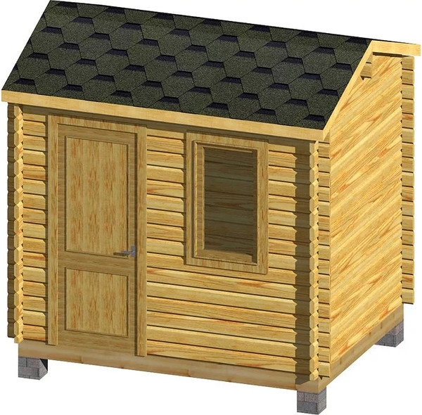 Хозблок деревянный Вирабуд 3x2.3