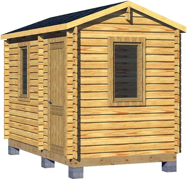 Хозблок деревянный Вирабуд 4x2.3 - фото