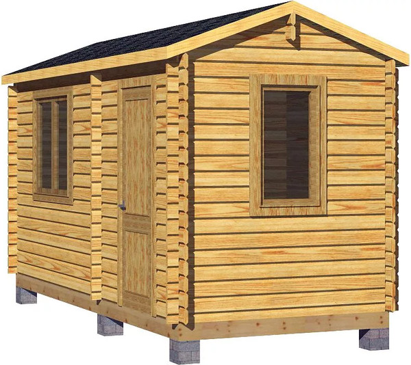 Хозблок деревянный Вирабуд 5x2.3 - фото