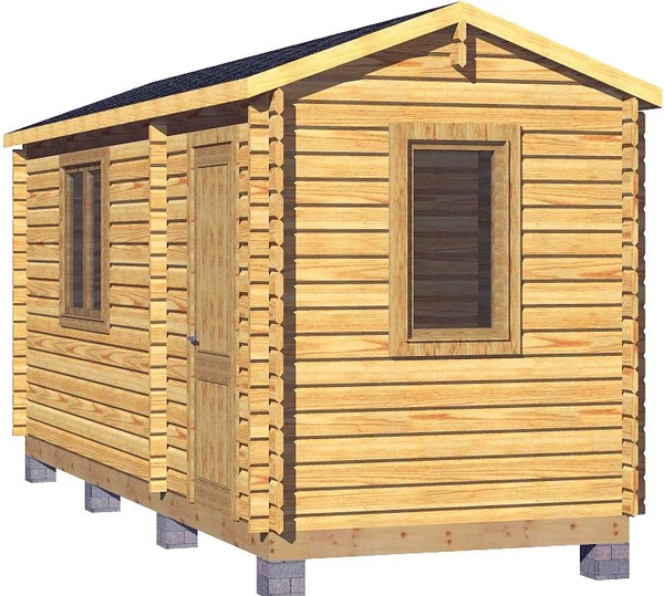 Хозблок деревянный Вирабуд 6x2.3 - фото