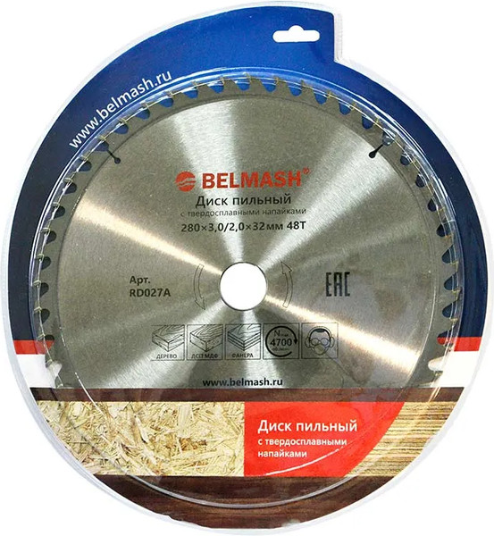 Пильный диск БЕЛМАШ 280x32x48Т - фото