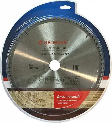 Пильный диск БЕЛМАШ 280x32x3.2x72Т - фото