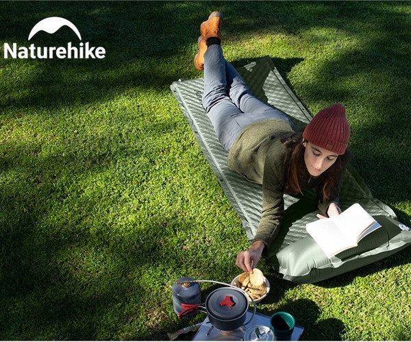 Туристический коврик Naturehike 200х63х10см / CNK2450WS020-AGR