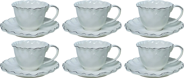 Набор для чая/кофе Lenardi Ванесса Серебро 305-290 - фото