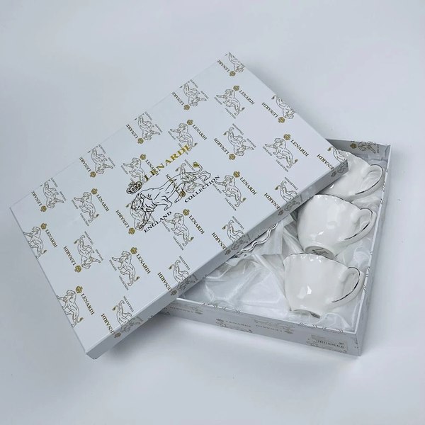 Набор для чая/кофе Lenardi Ванесса Серебро 305-290