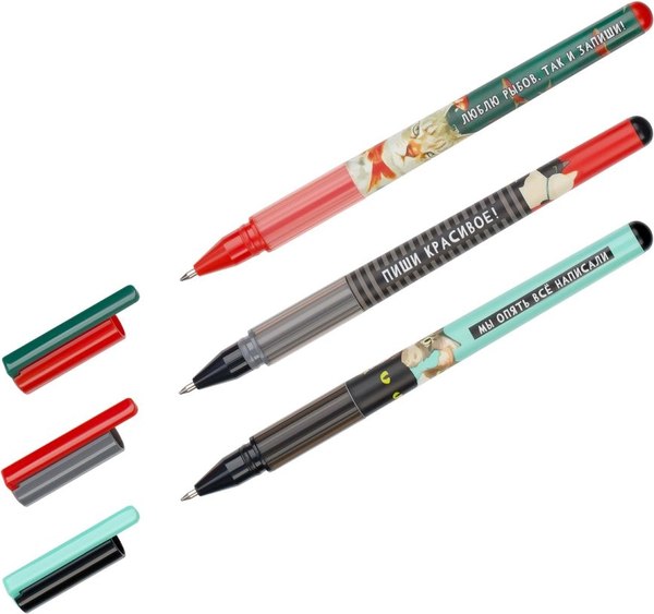 Ручка шариковая Meshu Moody Сats / MS_64092 - фото