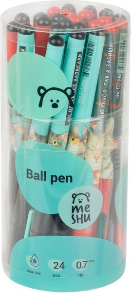 Ручка шариковая Meshu Moody Сats / MS_64092