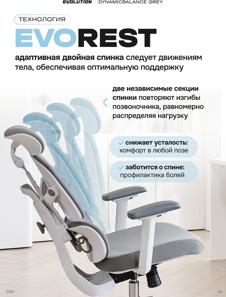 Кресло офисное Evolution DynamicBalance
