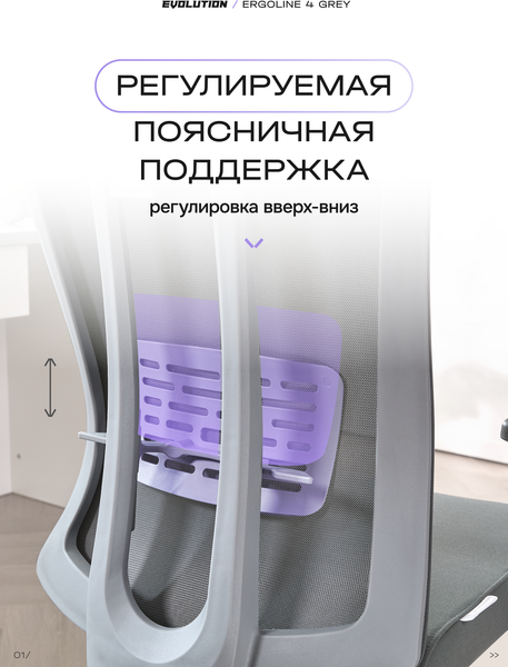 Кресло офисное Evolution ErgoLine 4