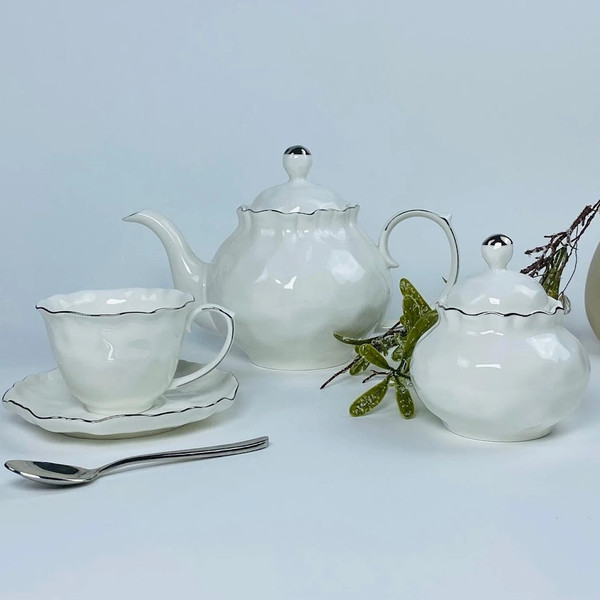 Чайный набор Lenardi Ванесса Серебро 305-291 - фото