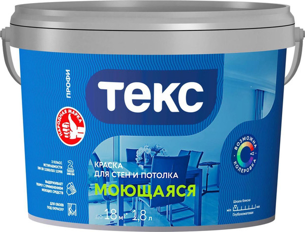 Краска Текс Моющаяся Профи D - фото