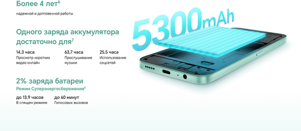 Смартфон Honor X6c 6GB/128GB