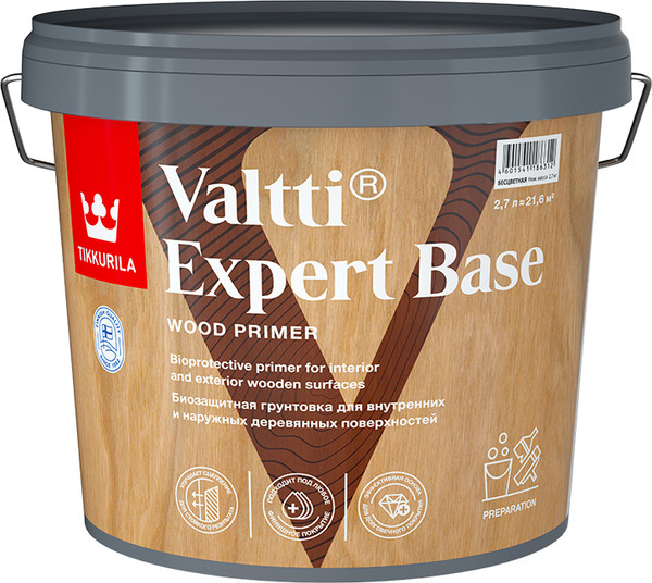 Антисептик для древесины Tikkurila Valtti Expert Base - фото