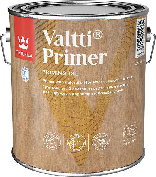 Антисептик для древесины Tikkurila Valtti Primer - фото