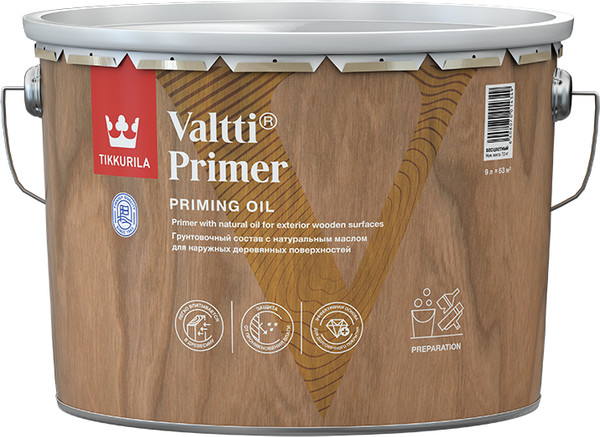 Антисептик для древесины Tikkurila Valtti Primer - фото