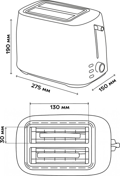 Тостер Scarlett SC-TM11028 Flowers