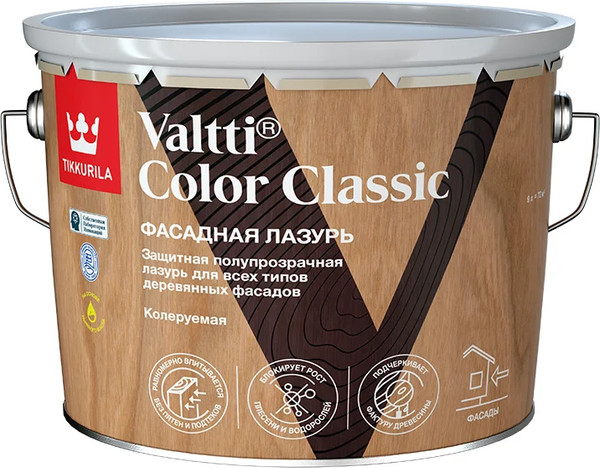 Лазурь для древесины Tikkurila Valtti Color Classic EC - фото