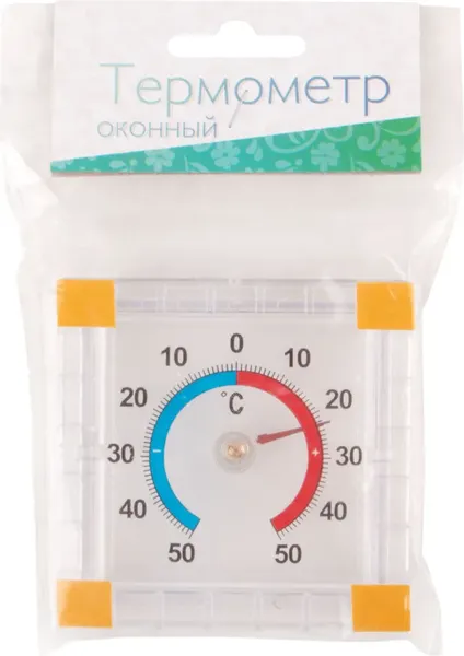 Термометр оконный Первый термометровый завод ТББ квадратный / 67910