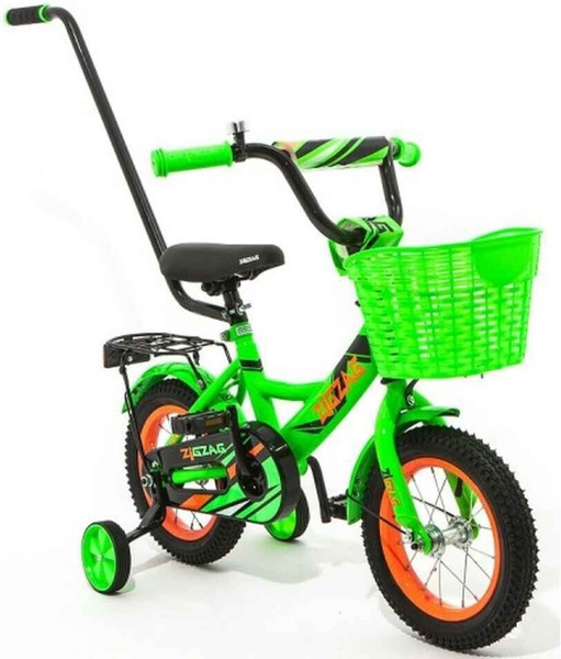 Детский велосипед с ручкой ZigZag Classic 12 / ZG-1202