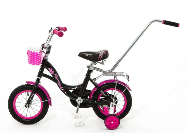 Детский велосипед с ручкой ZigZag Girl 12 / ZG-1223