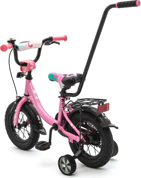 Детский велосипед с ручкой ZigZag Zoo 12 / ZG-1282