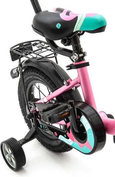 Детский велосипед с ручкой ZigZag Zoo 12 / ZG-1282