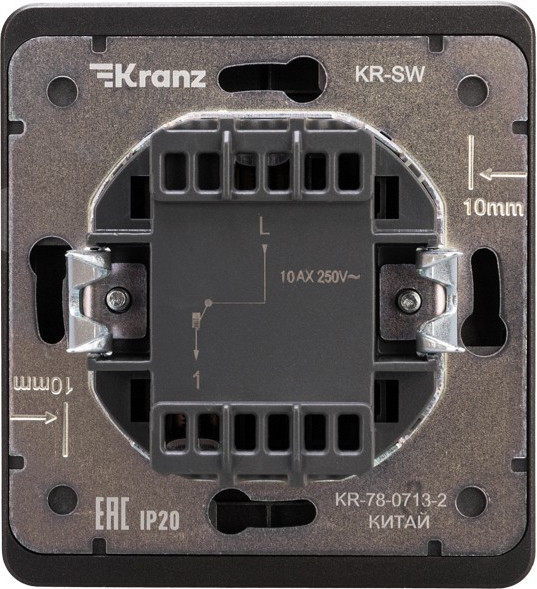 Выключатель Kranz Round KR-78-0718-2
