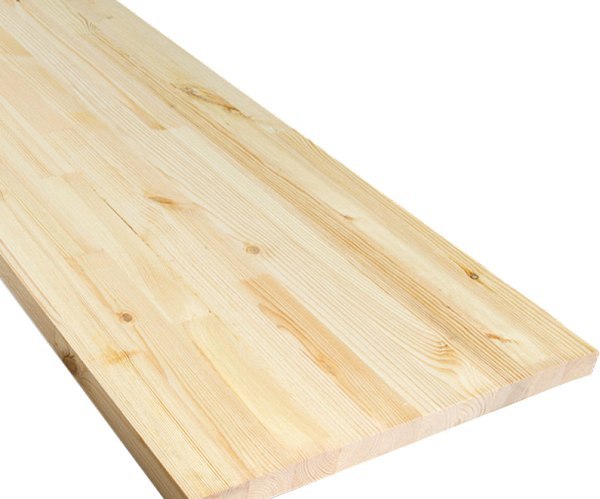 Мебельный щит ФанДОК Клееный сращенный открытый шип сосна 3/3 18x1200x2500 - фото
