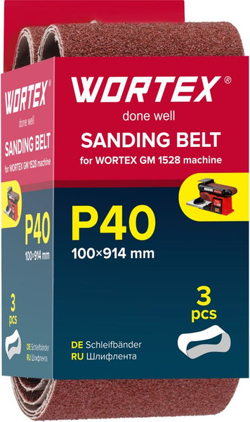 Набор шлифлент Wortex GM 1528 / 1325973 - фото