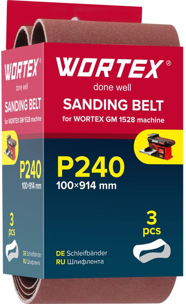 Набор шлифлент Wortex GM 1528 / 1325977 - фото