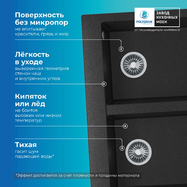 Мойка кухонная Polygran Brig 790