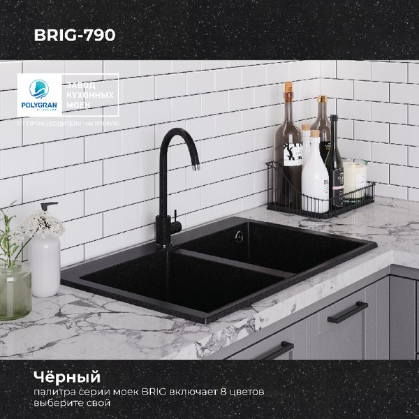 Мойка кухонная Polygran Brig 790