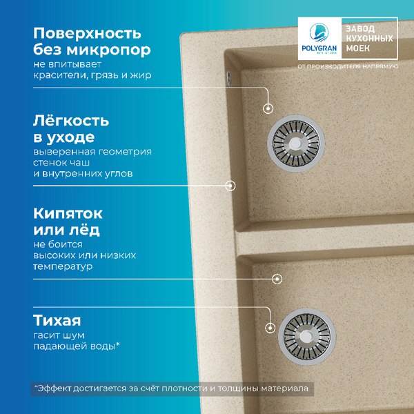 Мойка кухонная Polygran Brig 790