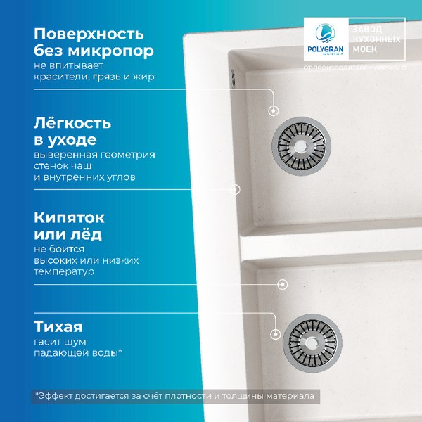 Мойка кухонная Polygran Brig 790