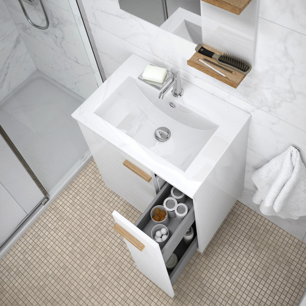 Тумба с умывальником Lauter Adri 59 + 21674A