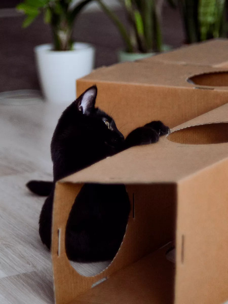 Игрушка для кошек Grifeldecor Kotobaza Тоннель