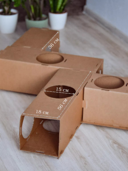 Игрушка для кошек Grifeldecor Kotobaza Тоннель