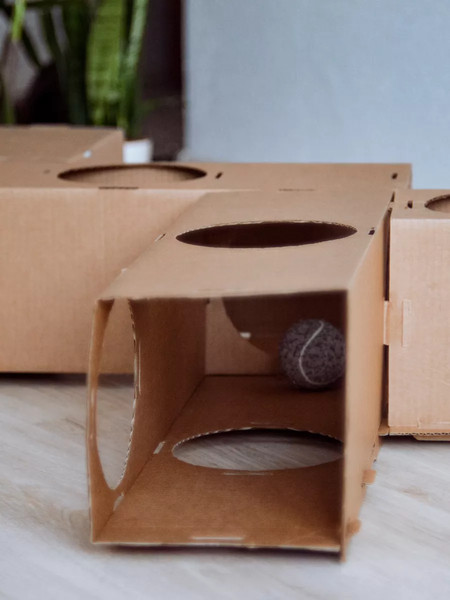 Игрушка для кошек Grifeldecor Kotobaza Тоннель