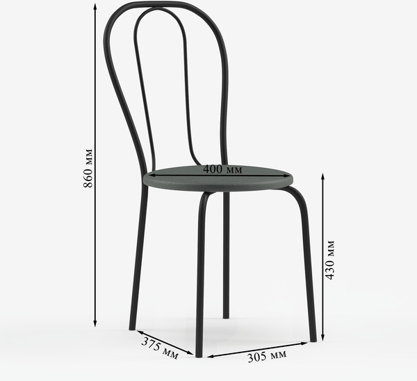 Стул Mio Tesoro Тюльпан Плюс